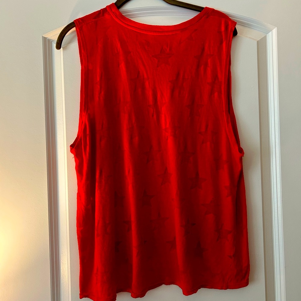 Nation Ltd “stars” top in red size M